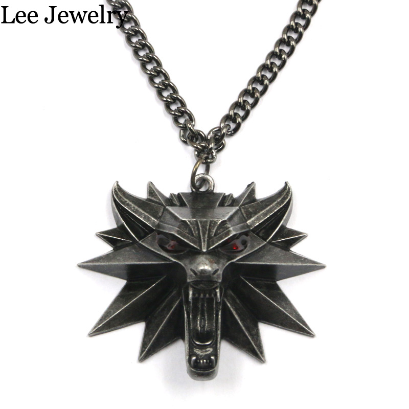 Cobra Extruder - Collier pendentif médaille tête de loup,