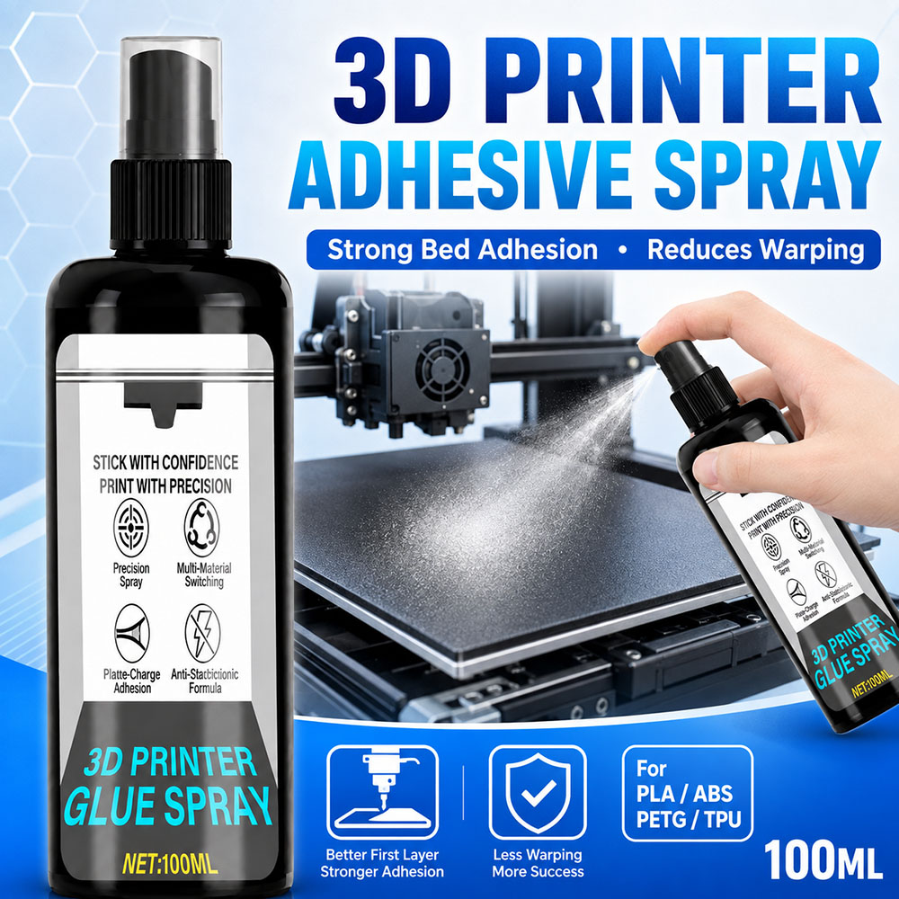 3D Printer Bed - Adhésif en spray puissant pour imprimante