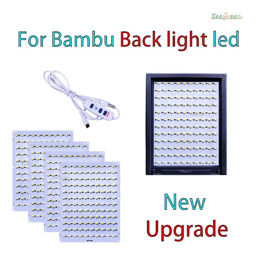3D Printer Bed - Pour Bambu laboratoire Lithophane panneau Led