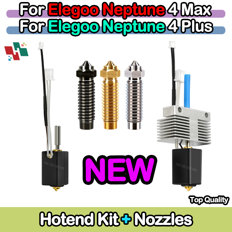 Hotend Assembly - ELEGOO-Tête d'impression pour imprimante 3D Neptune