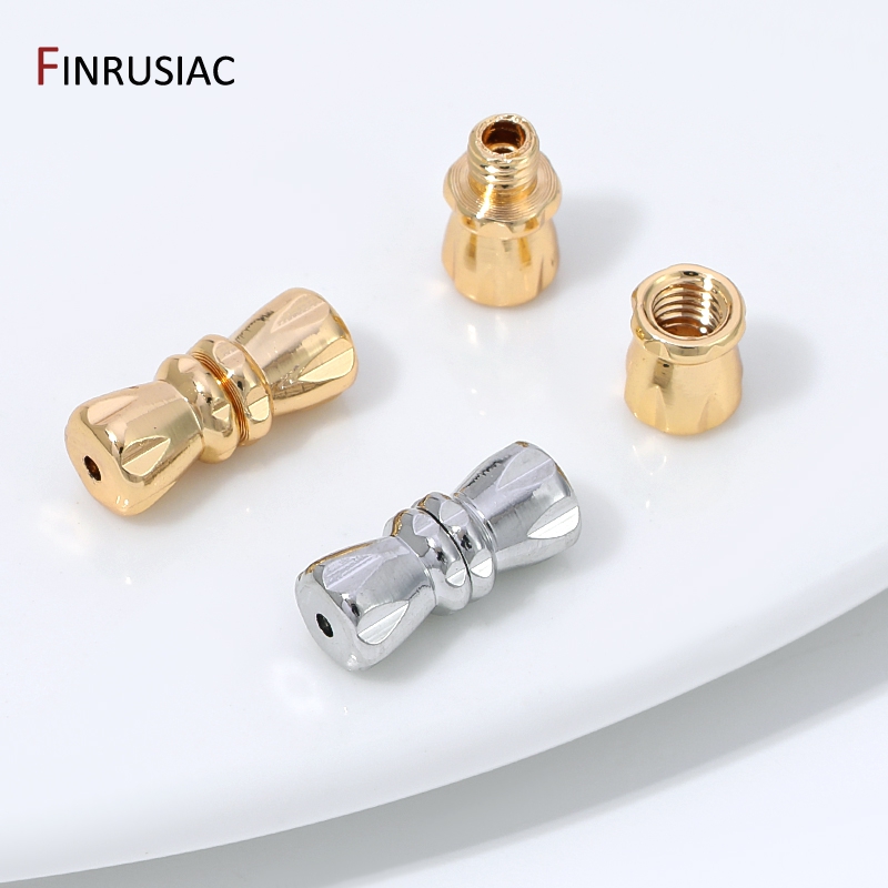 Nozzle Brass - Fermoirs à vis en laiton plaqué