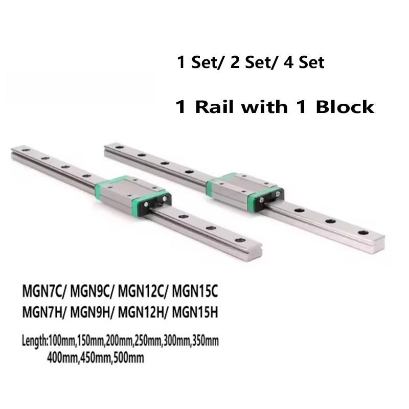 Linear Rail Mgn12H Set - Kit de rail linéaire 1 rail