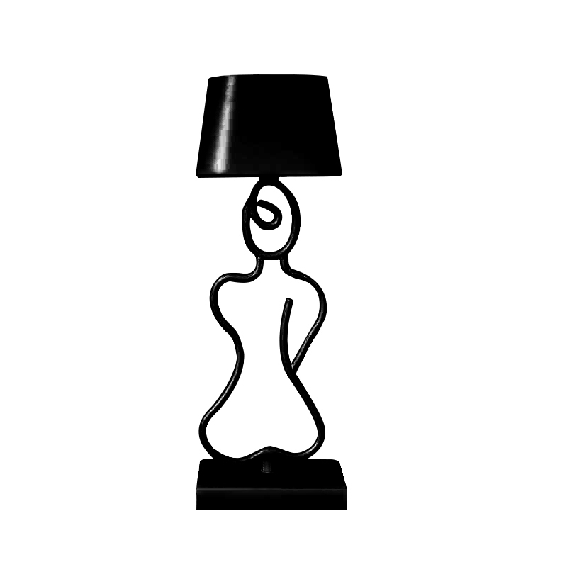 Glass Bed - Lampe de table/bureau LED moderne rechargeable