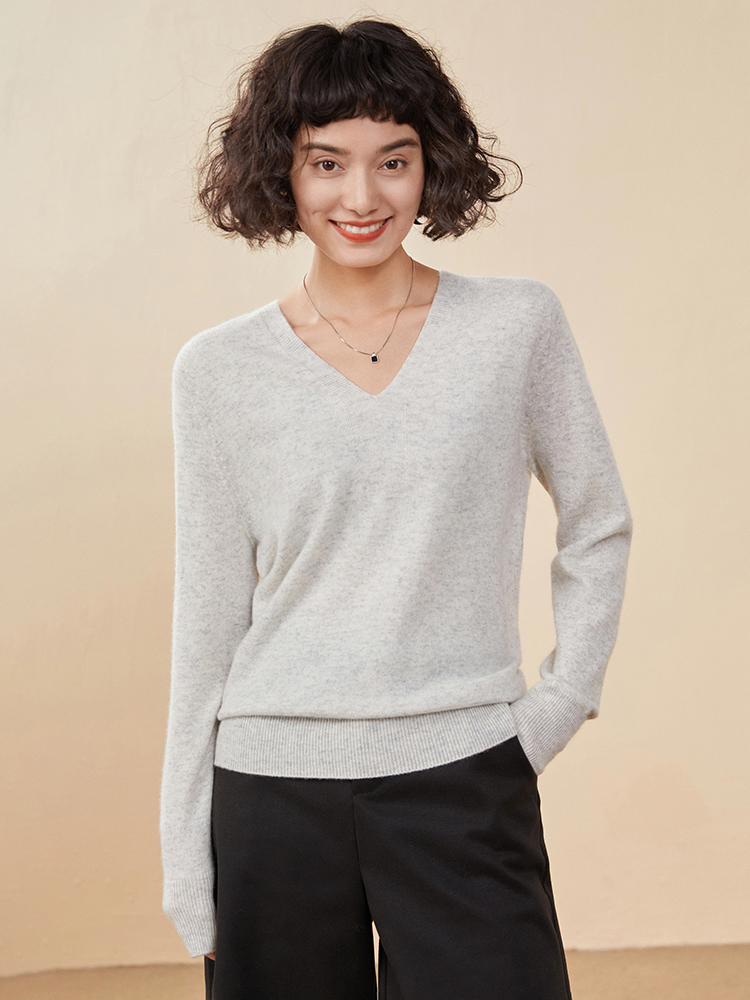 Pull en cachemire à col en V p - Resin Vat avis et prix