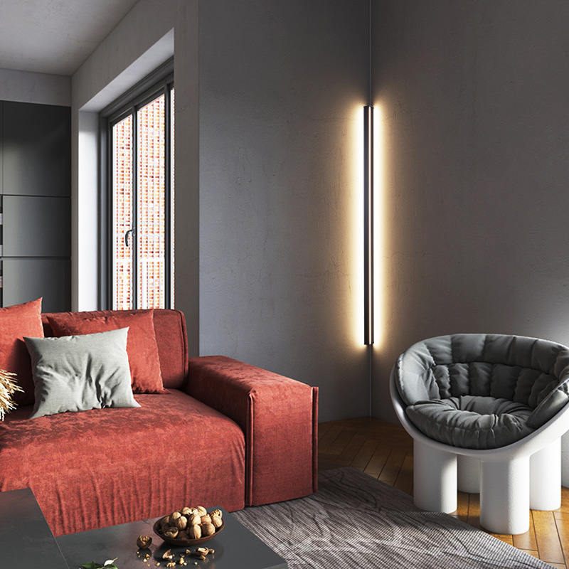 Lampe murale d'angle longue et - Glass Bed avis et prix